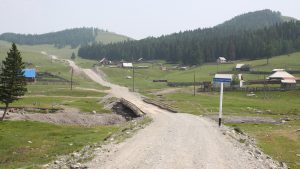 Дорога на озеро Телецкое, республика Алтай
