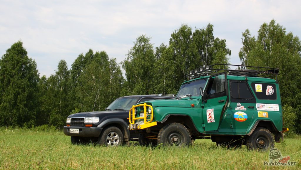 УАЗ и Land Cruiser - экспедиционные внедорожники