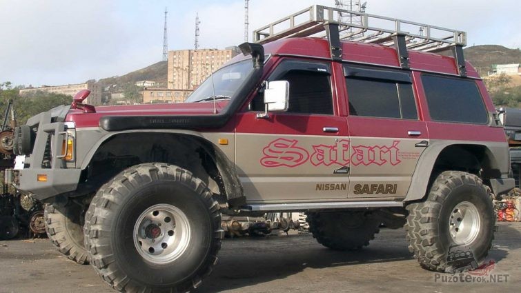 Nissan Safari с большими колесами