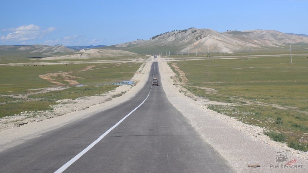 Дорога в Монголии