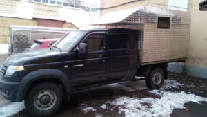 Автодом из УАЗ-профи с двухрядной кабиной