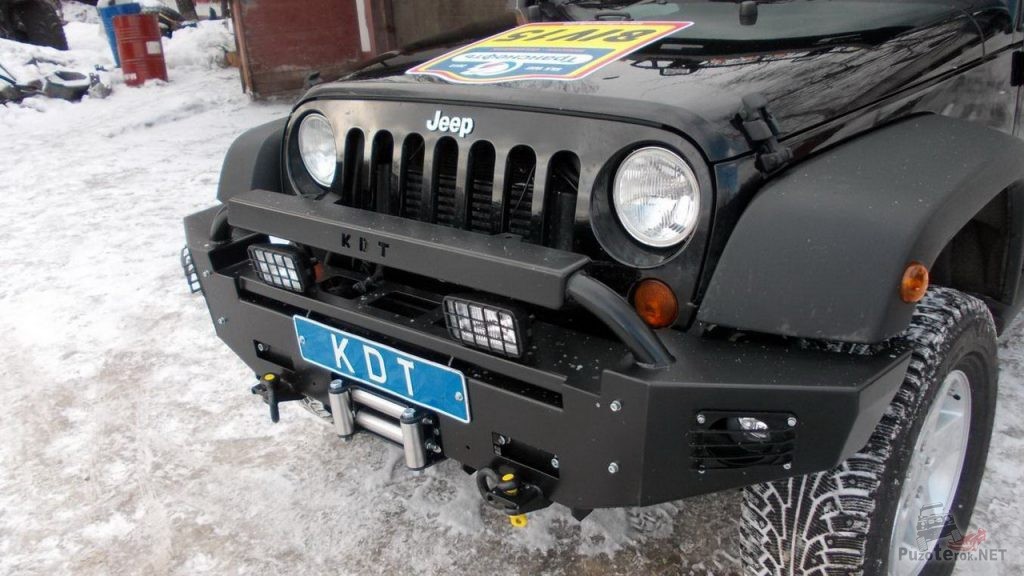 Силовой бампер от КДТ на Jeep Wrangler