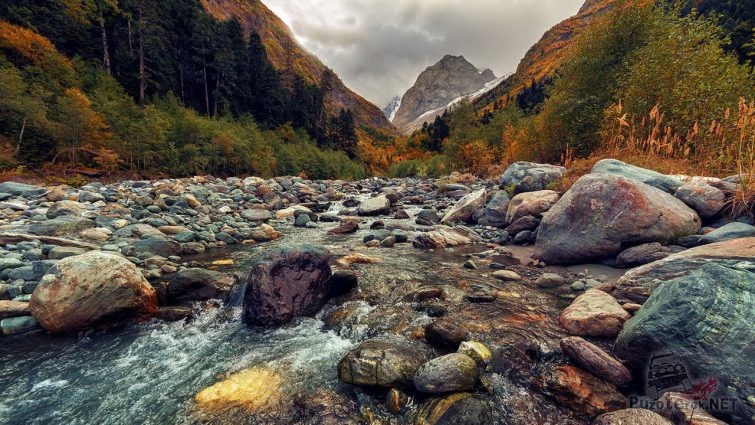 Горная река Северного Кавказа
