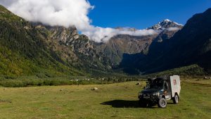 Путешествие на УАЗ Кемпер в горы Кавказа