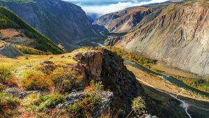 Перевал через Горный Алтай