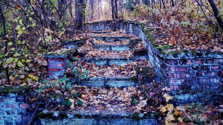 Старинная каменная лестница