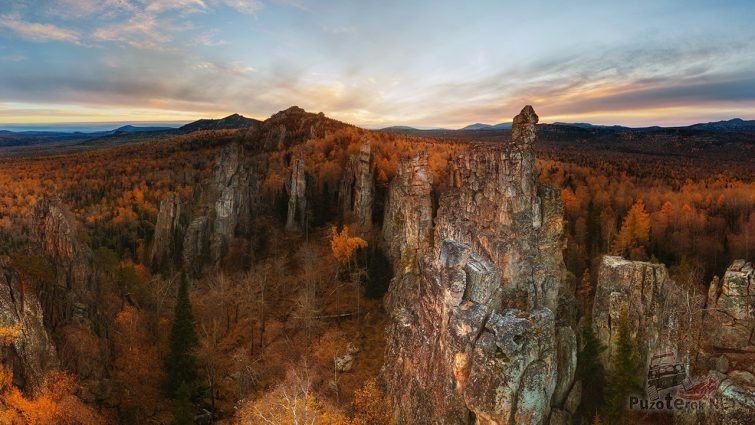 Уральские горы осенью