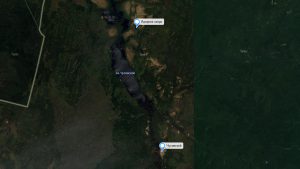 Спутниковый снимок Чусовского и Ядерного озера