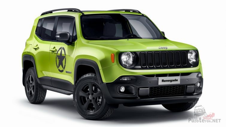 Зелёный Jeep Renegade от Mopar