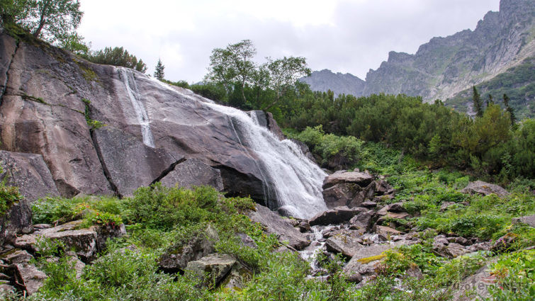 Водопад Шумилиха на территории заповедника