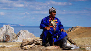 Байкальский шаман на Ольхоне