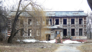 Руины усадьбы Спасское - бывший пионерский лагерь