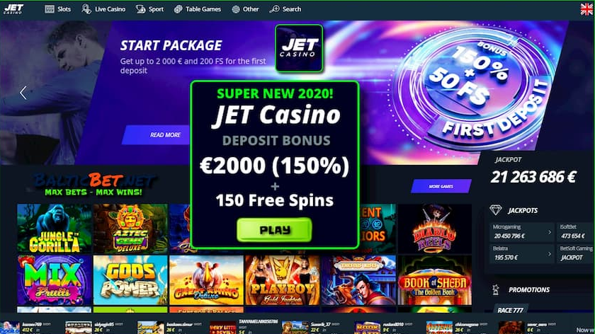 Сказочный мир JET Casino: Завладейте волшебством и азартом
