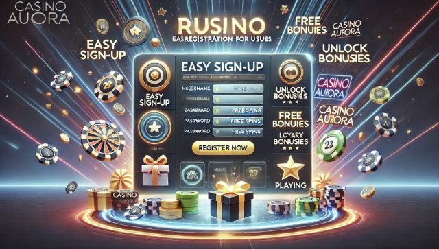 Casino Aurora – легкая регистрация и бонусы для пользователей